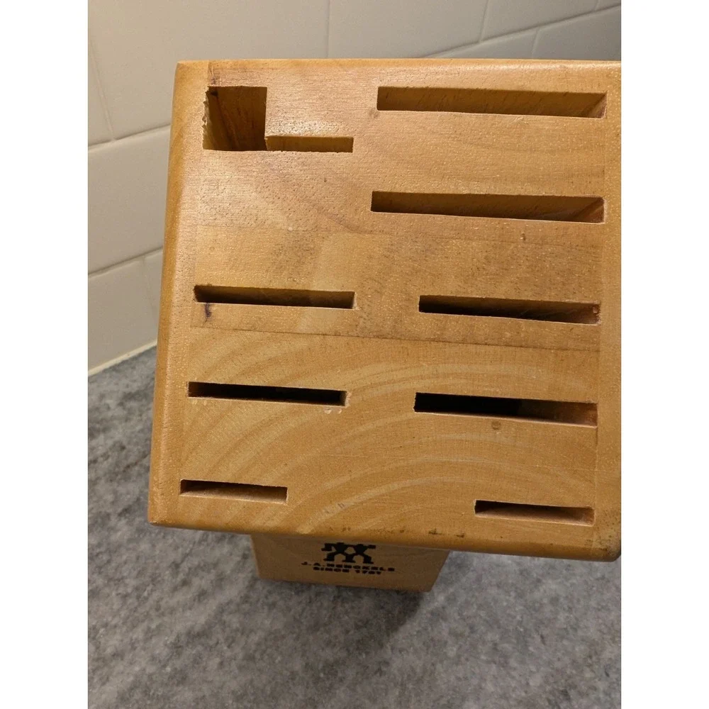 J.A.‎ Henckels Natural Wood Knife Block